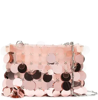 Sequin-Disc Shoulder Bag
