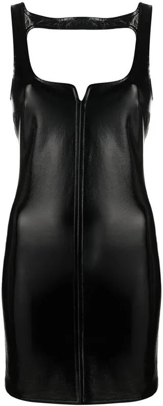 Bodycon High-Shine Mini-Dress