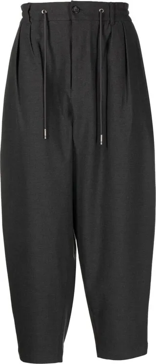 Cropped Balloon Trousers