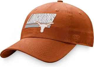 Men's Top of the World Texas Orange Texas Longhorns Slice Adjustable Hat