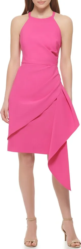 Draped Halter Dress (Petite)