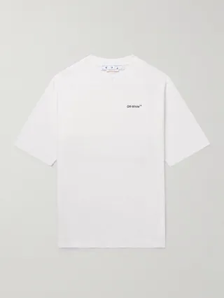 Printed Cotton-Jersey T-Shirt