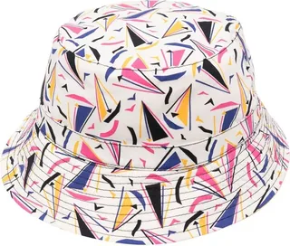 Graphic-Print Reversible Bucket Hat