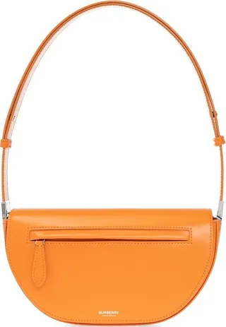 Burberry Small Olympia Logo Printed Shoulder Bag