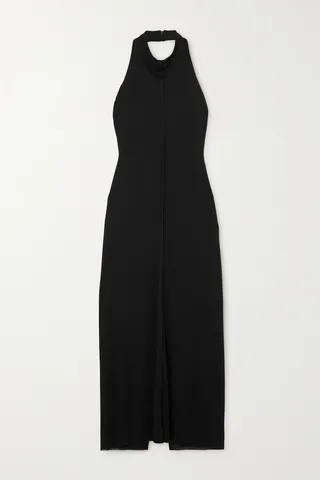 The Row - Brynlee Open-back Jersey Maxi Dress - Black