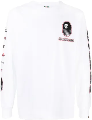 logo-print long-sleeve T-shirt