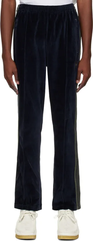 NEEDLES Navy Narrow Track Sweatpants