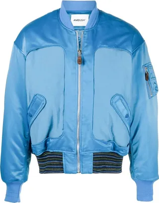 MA-1 long-sleeve bomber jacket