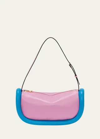 The Bumper Zip Leather Shoulder Bag