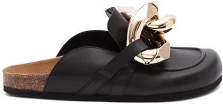 Chain loafer mules