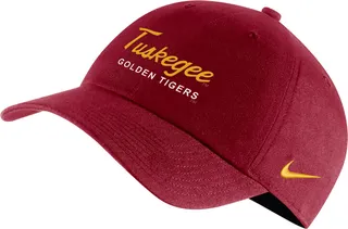Nike Unisex College Campus 365 (Tuskegee) Adjustable Hat in Red