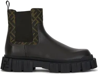 Fendi Force Panelled Chelsea Boots