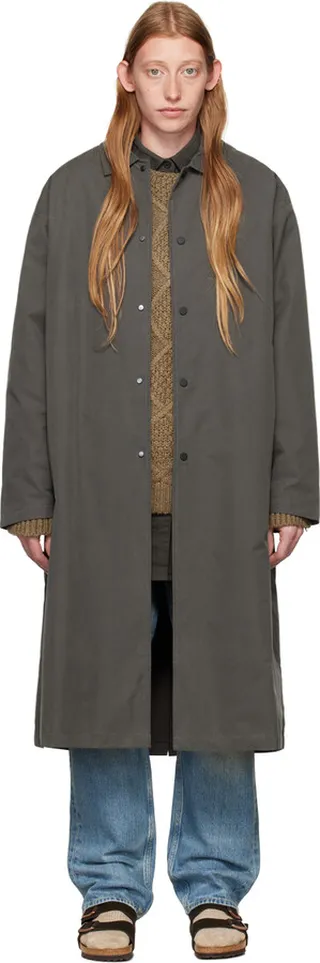 Essentials Gray Long Coat