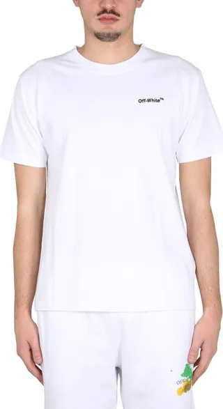 Off-White Helvetica Crewneck T-Shirt