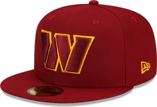 Men's Burgundy Washington Commanders Team Basic 59FIFTY Fitted Hat