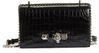 Jewelled Croc Embossed