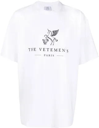 logo-print cotton T-shirt