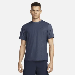 Nike Men's Dri-FIT Primary Short-Sleeve Versatile Top in Blue