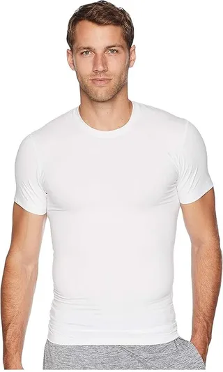 2(X)IST Form Crew Neck Tee (White) Men's T Shirt