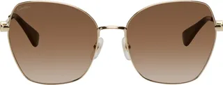 Cartier Gold 'C De Cartier' Signature Sunglasses