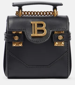 B-Buzz Mini leather shoulder bag