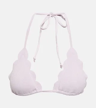Broadway triangle bikini top