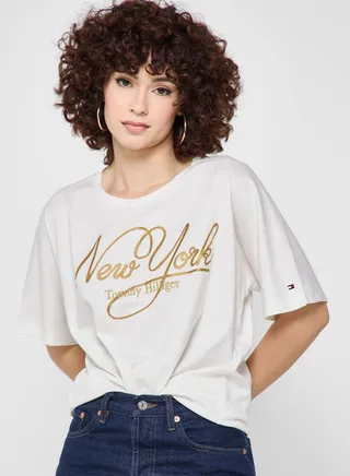 Crew Neck Logo T-Shirt