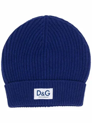 Logo-Patch Wool Beanie