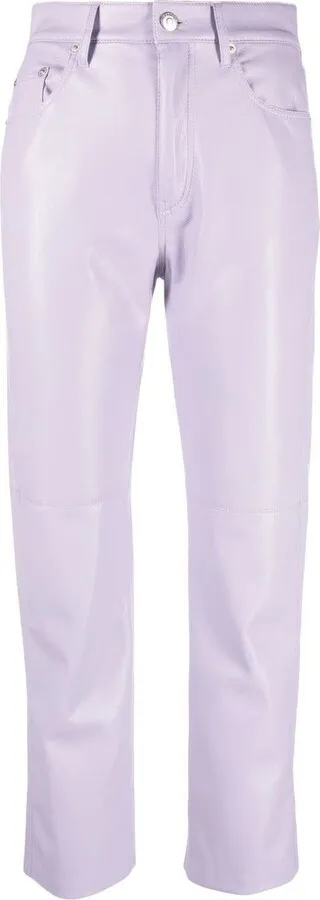 High-Waist Cropped Trousers