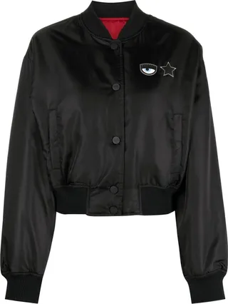 Eye Star logo bomber jacket