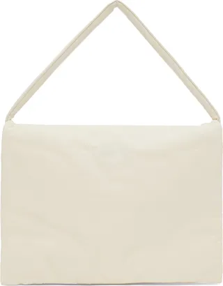 AMOMENTO Off-White Padding Folder Bag