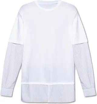 MM6 Maison Margiela Striped Layered T-Shirt