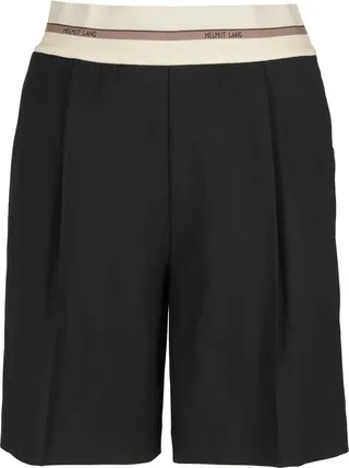 Helmut Lang Logo-Waistband Bermuda Shorts