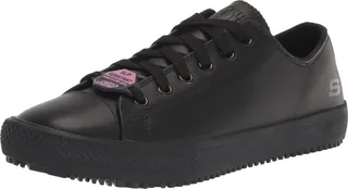 Skechers for Work Women's Gibson-Hardwood Slip-Resistant Sneaker