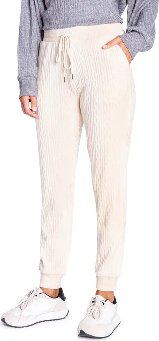 Cable Textured Joggers