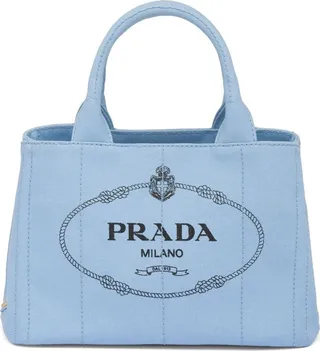 Logo-Print Canvas Tote Bag