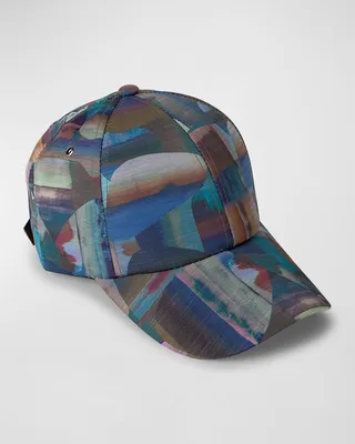 Men's Abstract-Print 6-Panel Baseball Cap