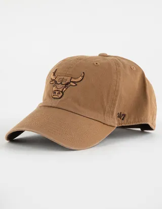 47 BRAND Chicago Bulls '47 Clean Up Ballpark Strapback Hat