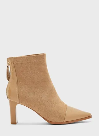 Croc Effect Toe Cap Boot