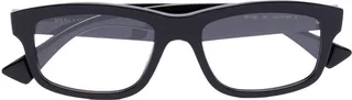 Black Rectangle Optical Glasses