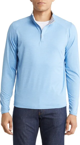 Crafted Stealth Quarter Zip Performance Pullover