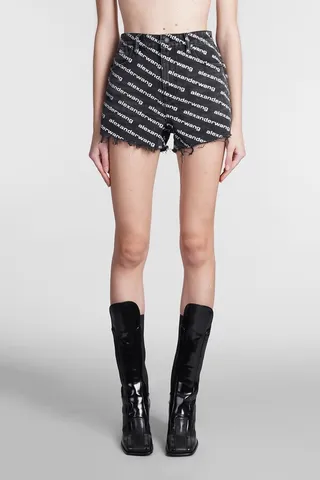 Shorts In Grey Denim