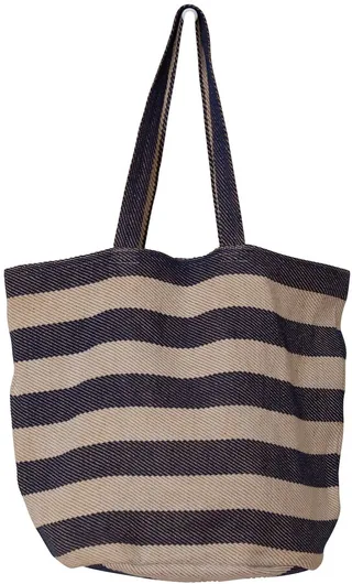 Provence Stripe Jute Tote