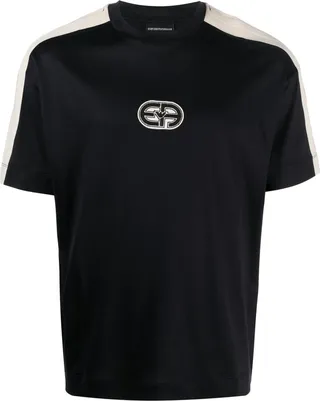 logo-print lyocell-blend T-shirt