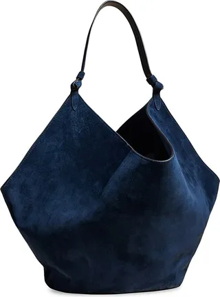 Lotus Medium Suede Tote