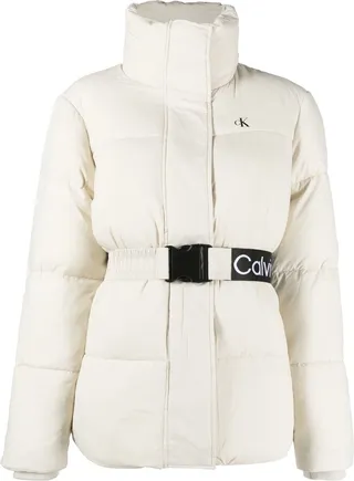 Funnel-Neck Padded Jacket