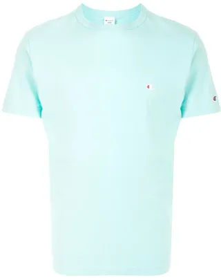 embroidered logo crew neck T-shirt