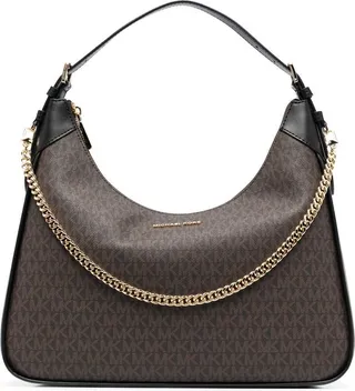Monogram-Pattern Shoulder Bag