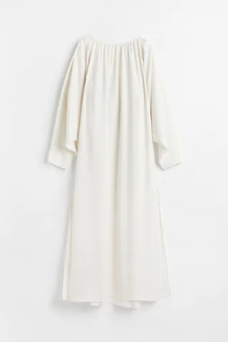 Voluminous Satin Dress