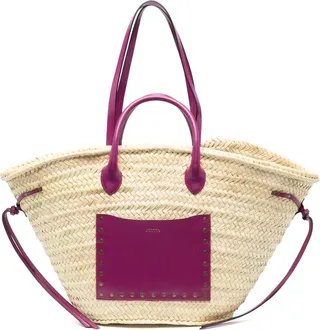 Cadix interwoven-design beach bag